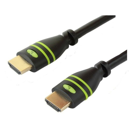 Kabel HDMI Manhattan HDMI/HDMI M/M 1.4 Ethernet, niklowane złącza, 10m, czarny