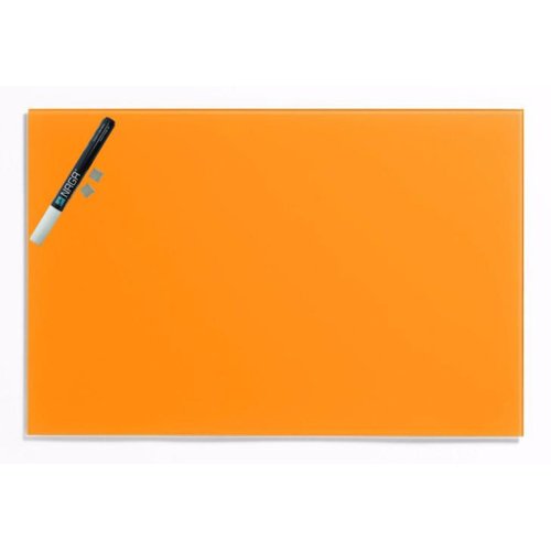 Tablica magnetyczna NAGA 40x60 szklana pomarańczowa