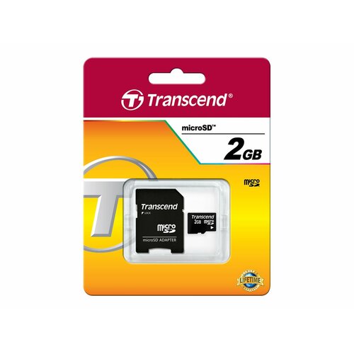 Transcend microSD 2GB + adapter