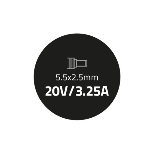 Qoltec Zasilacz do laptopa 65W | 20V | 3.25A | 5.5*2.5