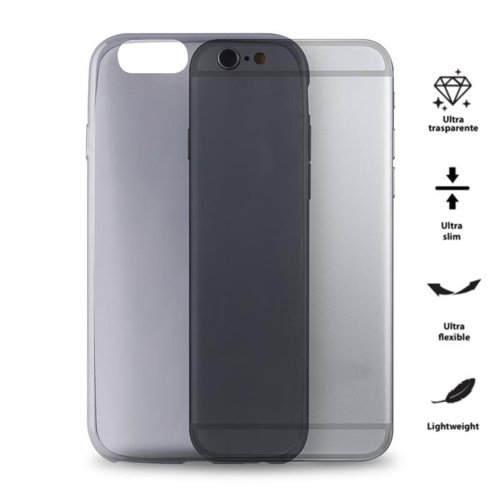 PURO 0.3 Nude etui iPhone 6/6 s (transparent black)