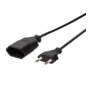Przedłużacz kabla zasilającego LogiLink CP124 Euro CEE 7/16 czarny 3m