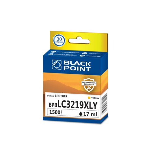 Tusz Black Point BPBLC3219XLY Żółty