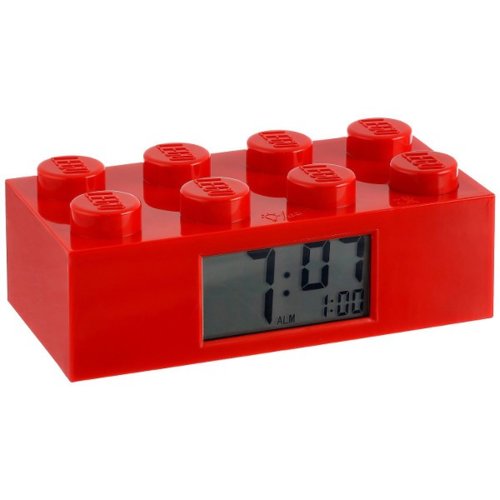 Lego Budzik czerwony klocek