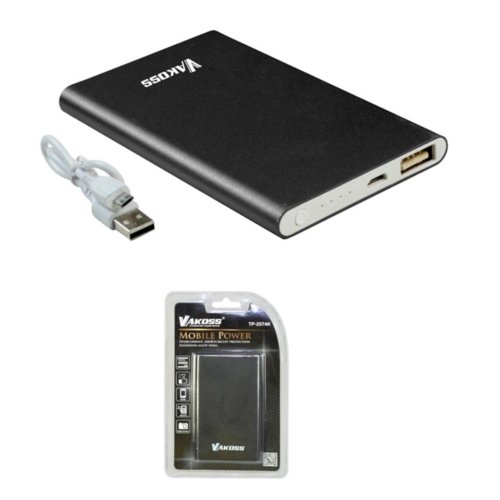 Powerbank Vakoss TP-2574K ( 5000mAh micro USB,USB czarny )