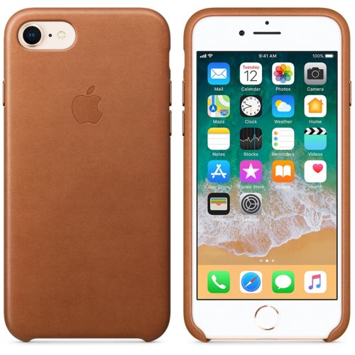 Apple iPhone 8 / 7 Leather Case MQH72ZM/A - Saddle Brown
