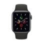 Apple Watch Serii 5 GPS 44mm gwiezdna szarość aluminium z czarnym sportowym paskiem S/M i M/L