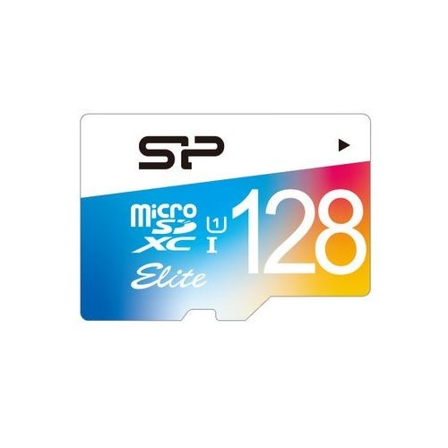 Karta pamięci MicroSDXC Silicon Power Colorful Elite UHS-1 128GB CL10 + adapter