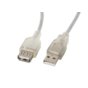 LANBERG Przedłużacz kabla USB 2.0 AM-AF Ferryt 5M przezroczysty