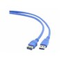 Kabel Gembird ( USB A - USB A 3.0 M-F 3m niebieski )