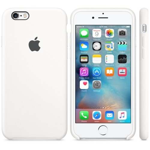 Apple iPhone 6s Silicone Case White          MKY12ZM/A