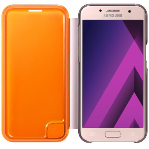 Etui Samsung Neon Flip cover do Galaxy A3 (2017) Pink EF-FA320PPEGWW