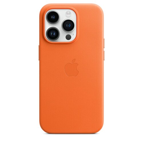 Skórzane etui do iPhone 14 Pro Apple Pomarańczowy