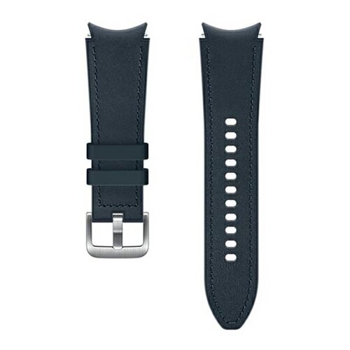 Pasek skórzany Samsung Hybrid Leather do Galaxy Watch4 20mm S/M Granatowy