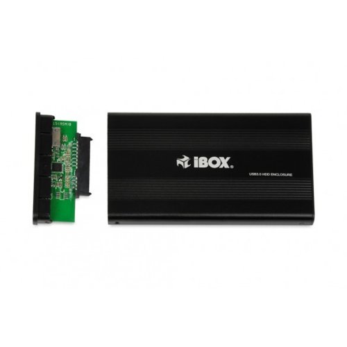 Obudowa HDD 2.5" iBOX HD-02 USB 3.0 czarna, aluminium