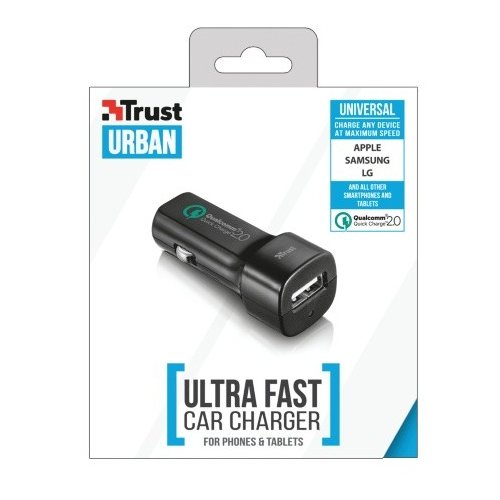 Trust UrbanRevolt Ultra Fast Car Charger for phones & tablets