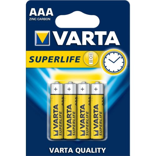 Baterie Varta Superlife, Micro R3/AAA - 4 szt