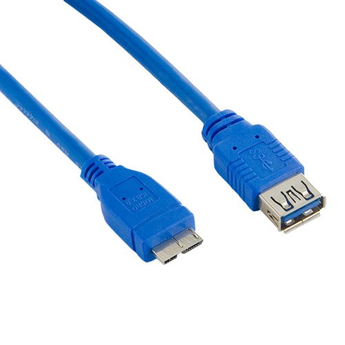 4world Kabel USB 3.0 AF- Micro BM 1.8m|niebieski