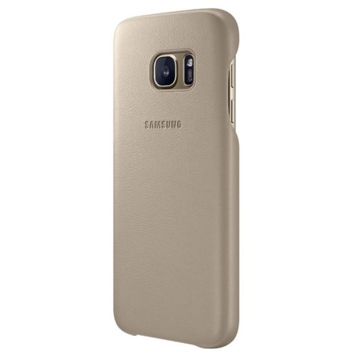 Etui Samsung Leather cover do Galaxy S7 Beige EF-VG930LUEGWW
