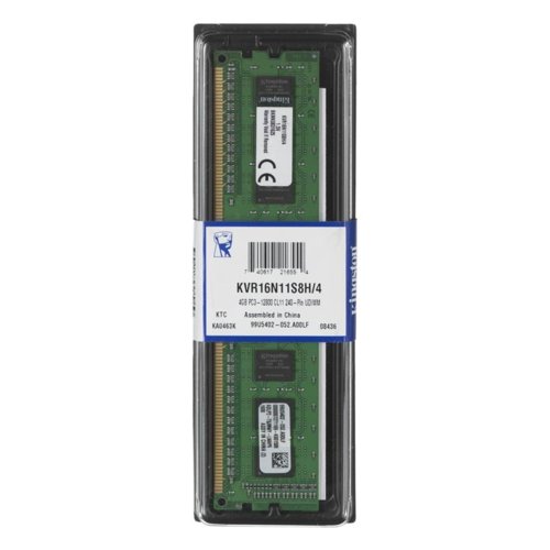 Pamięć RAM Kingston 1 x 4GB DDRAM3 1600MHz CL11