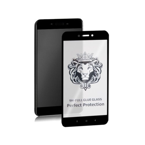 Szkło ochronne hartowane PREMIUM Qoltec do Xiaomi Redmi 5A | Czarne