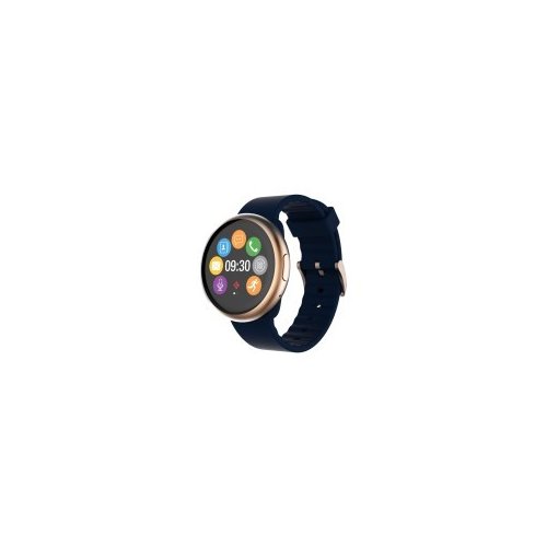 MyKronoz ZeRound2 smartwatch różowe złoto/niebieski