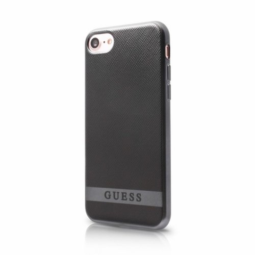 GUESS Etui GUHCP7STRBAS hardcase iPhone 7 czarny/srebrny Classic