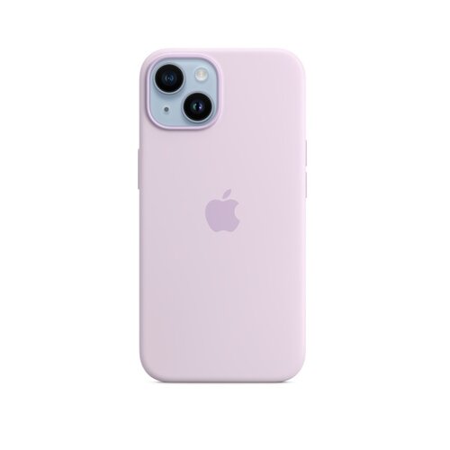 Etui Apple Silicone Case z MagSafe do iPhone 14 Liliowy