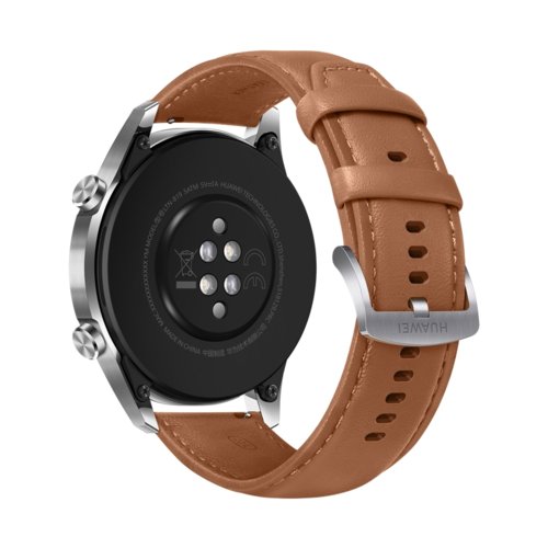Smartwatch HUAWEI WATCH GT 2 Srebrny/Brązowy Classic