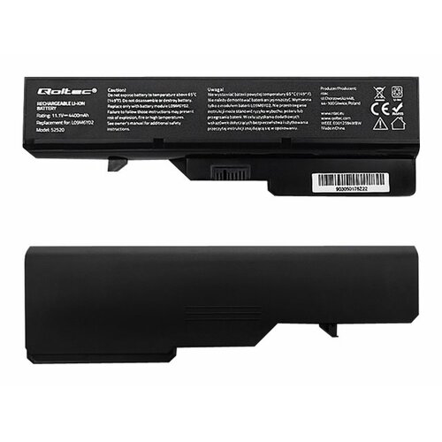 Qoltec Bateria do Lenovo B575 B470 G460 G560 Z460, 4400mAh, 10.8-11.1V