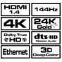 Kabel HDMI SAVIO CL-06 3m czarny