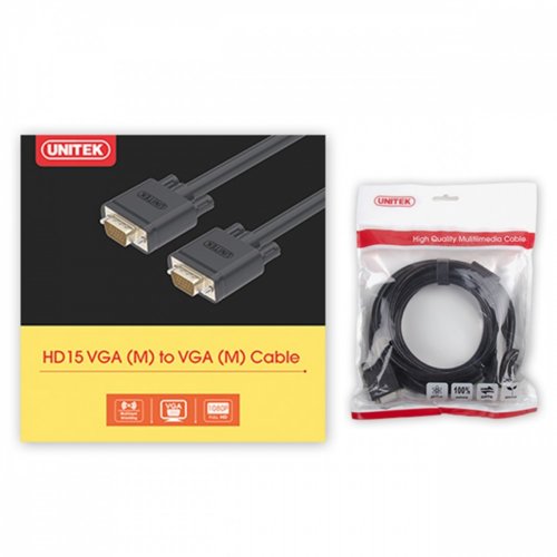 Kabel VGA Unitek HD15 M/M PREMIUM 15m
