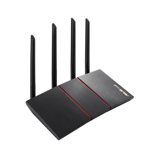 Router dwuzakresowy Wi-Fi ASUS RT-AX55 AX1800 1xWAN 4xLAN Czarny