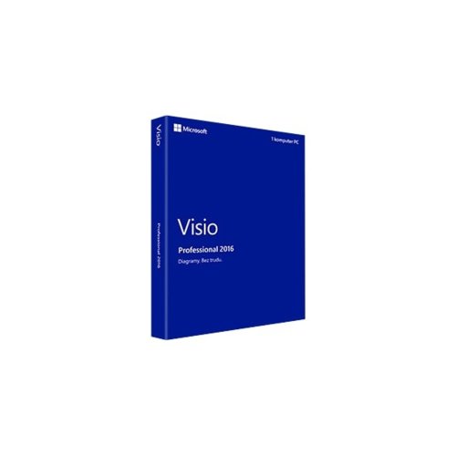Microsoft Visio Pro 2016 Win Polish Medialess