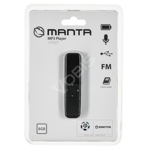 Manta odtwarzacz MP3 MP3267 8GB czarny
