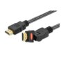 EDNET Kabel połączeniowy HDMI 2.0 HighSpeed z Ethernetem obracany Typ HDMI A/HDMI A M/M szary 2m