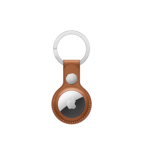 Skórzany brelok do lokalizatora Apple AirTag Leather Key Ring Brązowy