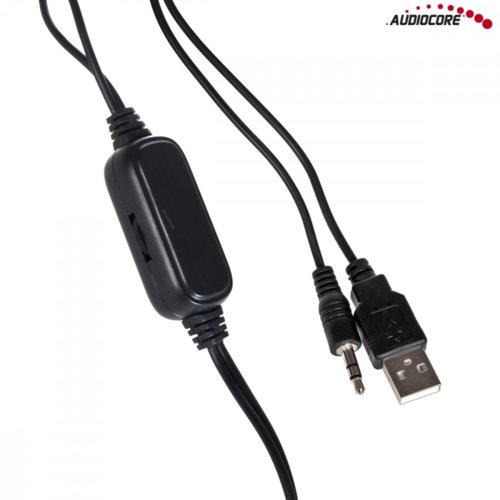 Głośniki Audiocore AC855R komputerowe 6W USB czerwone 