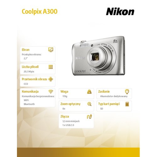 Nikon A300 silver