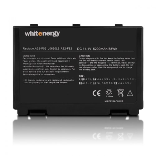 Bateria Whitenergy Asus K50ij 11,1V 5200mAh black