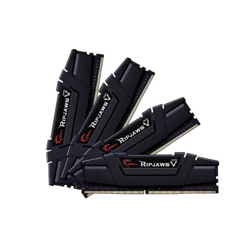 G.SKILL DDR4 64GB (4x16GB) RipjawsV 3200MHz CL15-15-15 XMP2 Black