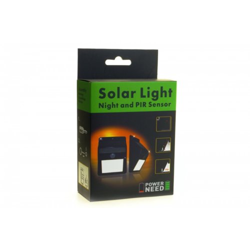 SUNEN Lampa SMD LED schodowa, solarna, czujnik ruchu