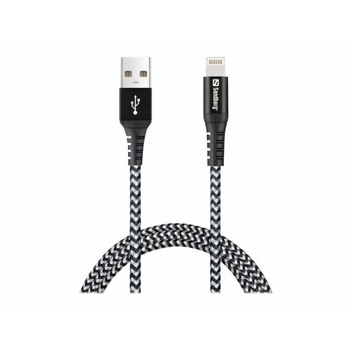 Kabel Sandberg Survivor Lightning Cable 1m czarny