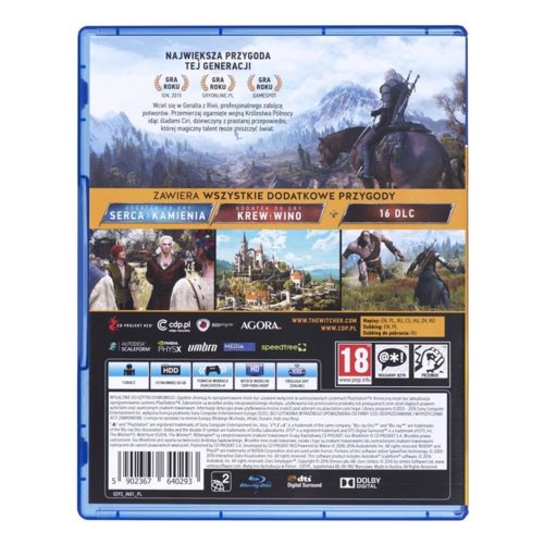 CD Projekt Wiedźmin 3: Dziki Gon - Edycja Gry Roku PS4