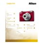 Nikon A10 czerwony + etui
