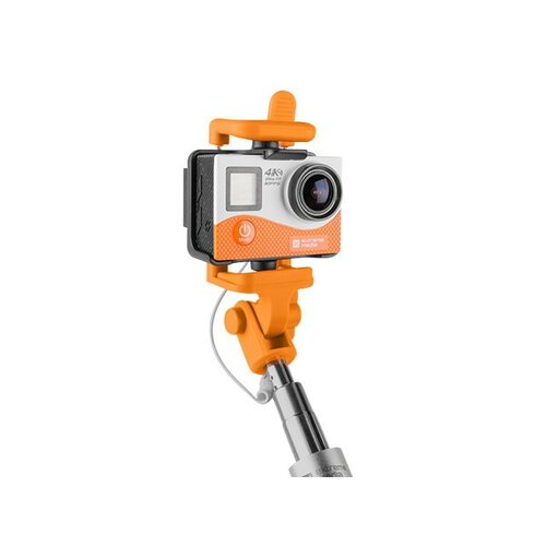 Uchwyt do selfie Natec Monopod SF-20W przewodowy pomarańczowy