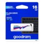 Goodram Flashdrive Cl!ck 16GB USB 2.0 biały z kolorowymi elementami