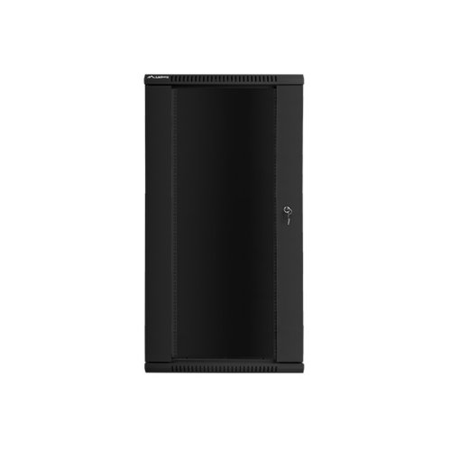 LANBERG Szafa instalacyjna wisząca 19'' 27U 600X450mm czarna (drzwi      szklane)