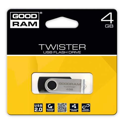 Pendrive GOODRAM Twister UTS2 4 GB USB 2.0