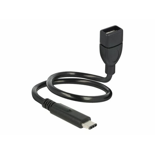 Przedłużacz USB Delock Type-C (M)-AF 2.0 35cm profilowany